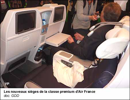 Les nouveaux sièges de la classe premium d'Air France