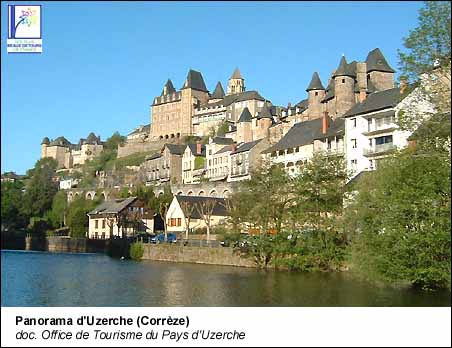 Panorama d'Uzerche (Corrèze)