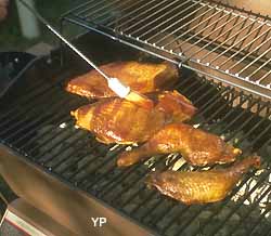 barbecue de poulet
