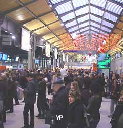 grève à la gare Saint-Lazare 