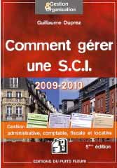 Comment gérer une SCI - 2009-2010