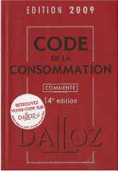 Code de la consommation - 2009