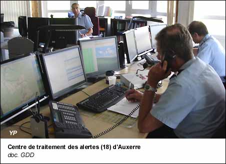 Pompiers : centre de traitement des alertes d'Auxerre