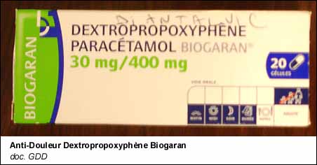 Anti-Douleur Dextropropoxyphène Biogaran
