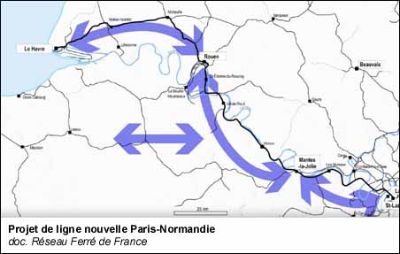 Projet de ligne nouvelle Paris-Normandie