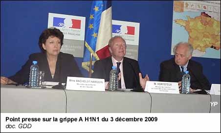 Point presse grippe A H1N1 du 3 décembre 2009