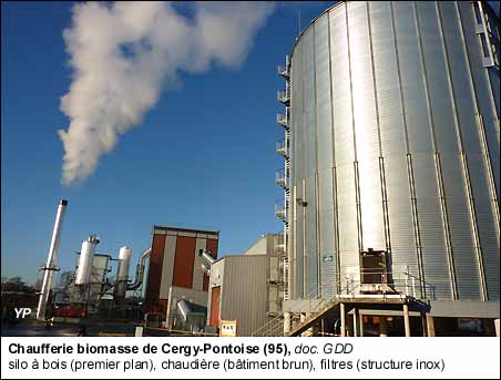 Chaufferie biomasse de Cergy-Pontoise (95)