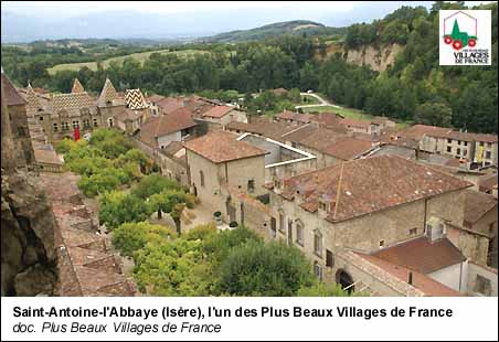 Saint-Antoine-l'Abbaye (Isère), l'un des Plus Beaux Villages de France