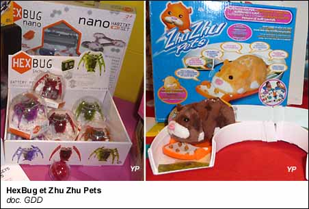 HexBug et Zhu Zhu Pets