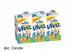 Briques de lait Viva de Candia 