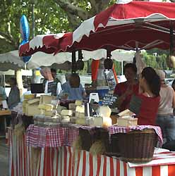 marché à Quissac 