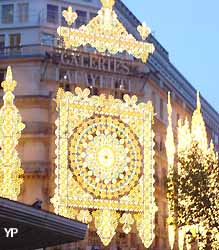 Galeries Lafayette à Noël 