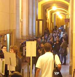 étudiants à la Sorbonne 