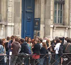 la sortie du lycée Condorcet