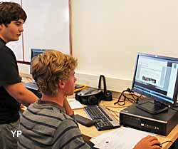 élèves d'une classe technologique du lycée Louis-le-Grand 