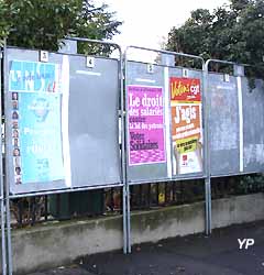 panneaux pour les élections 