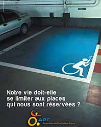 l'insertion des handicapés dans la vie quotidienne (doc. APF)