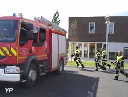 pompiers au départ 