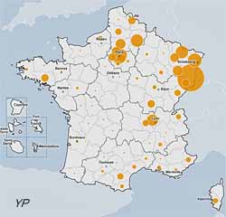 Nombre de personnes décédées du coronavirus (23/03/2020) 