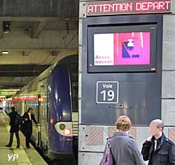 attention au départ du train