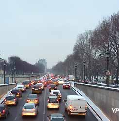 bouchon quai des Tuileries 