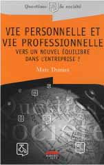 Vie personnelle et vie professionnelle