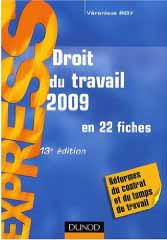 Droit du travail 2009 - en 22 fiches