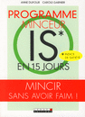 Programme minceur IS (indice de satiété) en 15 jours