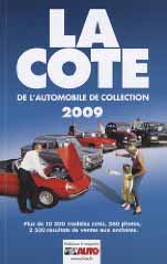 La cote de l'automobile de collection - 2009