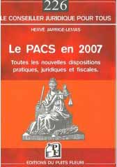 Le PACS en 2007