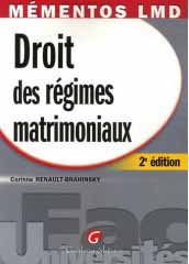 Droit des régimes matrimoniaux