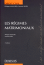 Les régimes matrimoniaux